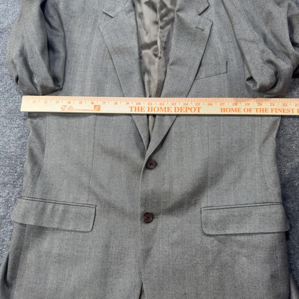 Ralph Lauren Sport Coat 40R Tan 100 Silk Herringbone Two Button Blazer Jacket‎